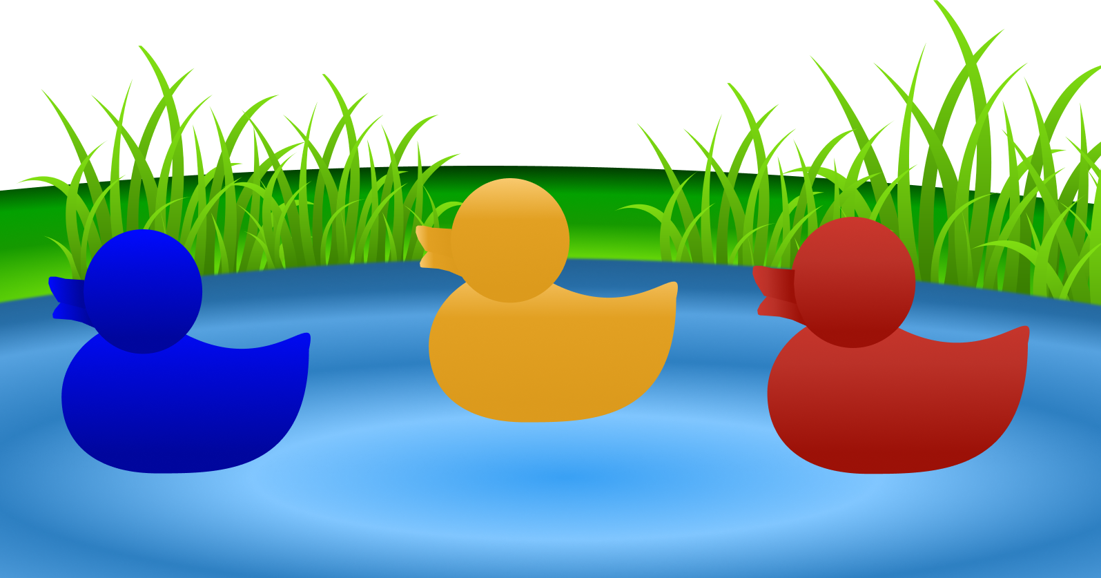 Pond With Ducks